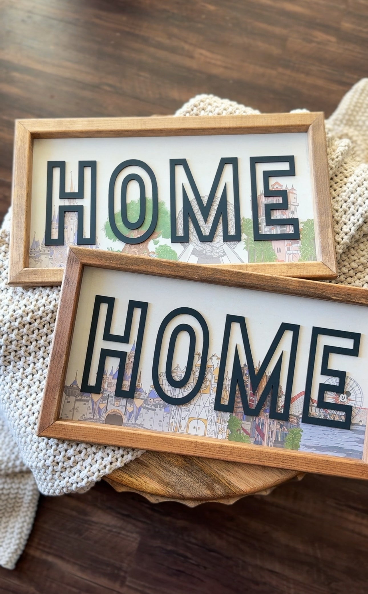 HOME Framed Sign