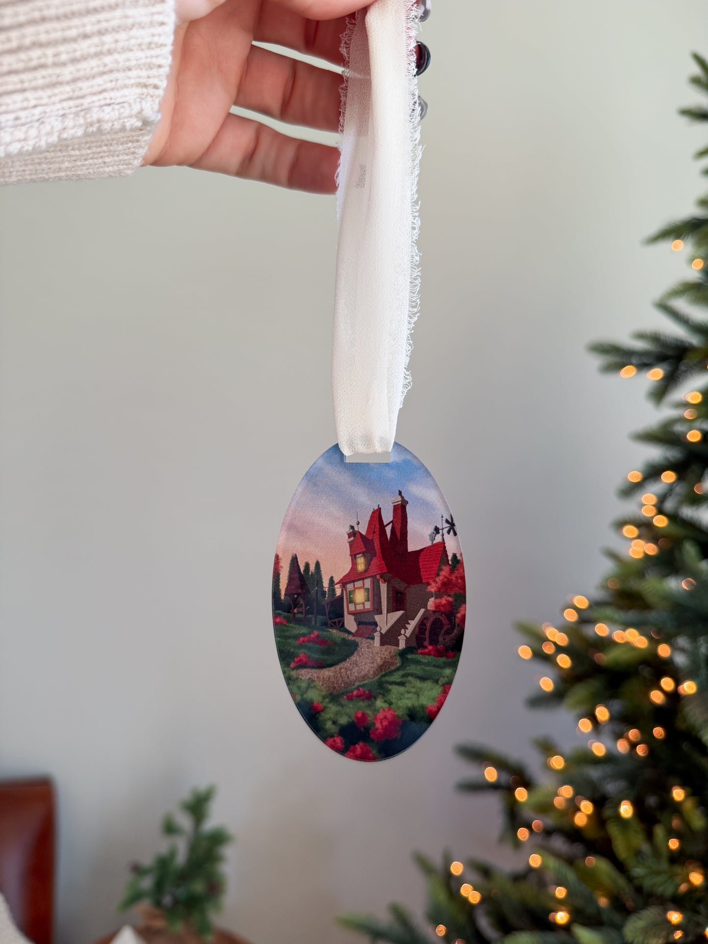 Belle's Cottage - Storybook Ornament