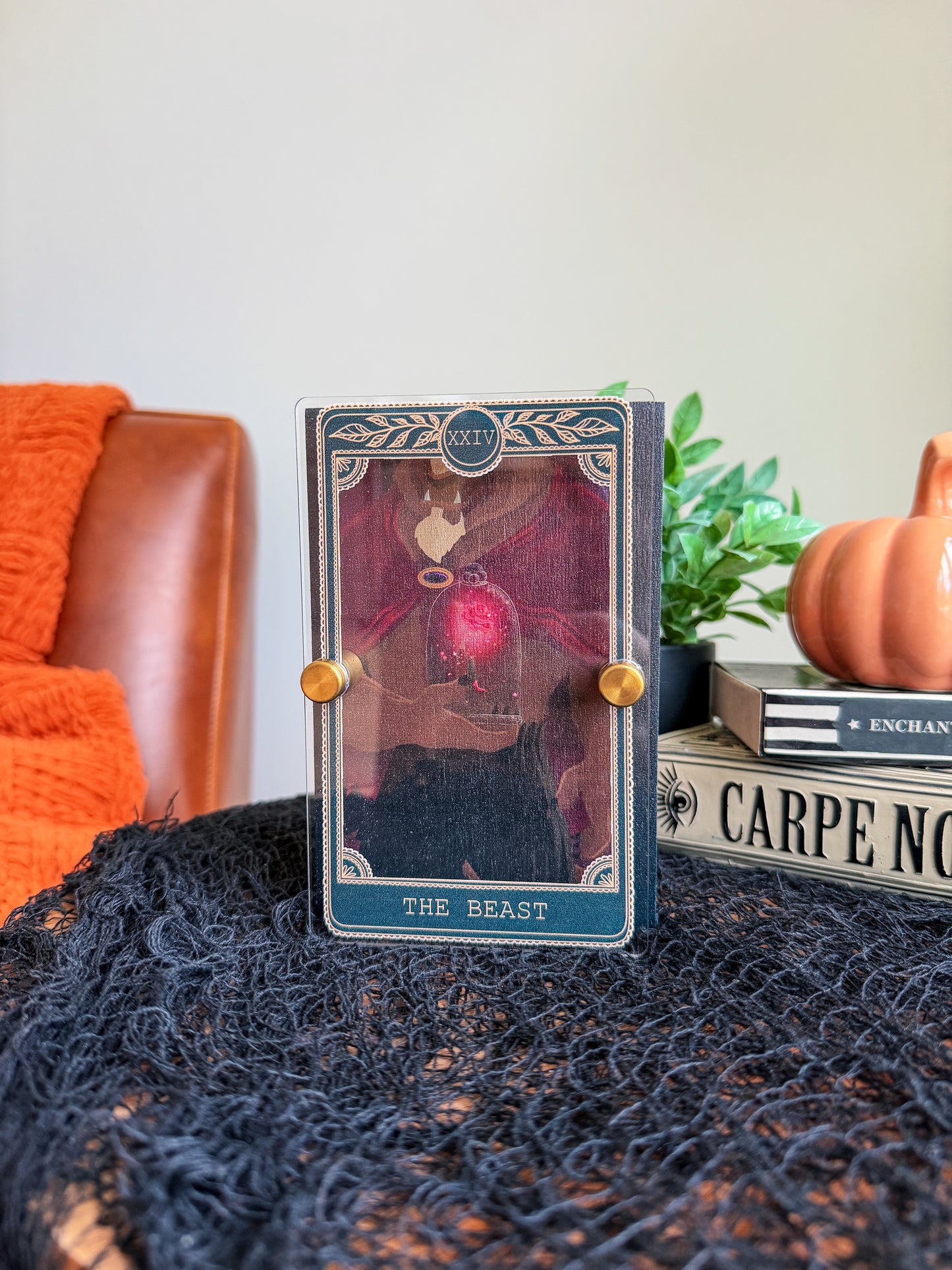 The Beast - Tarot Card Mini Sign