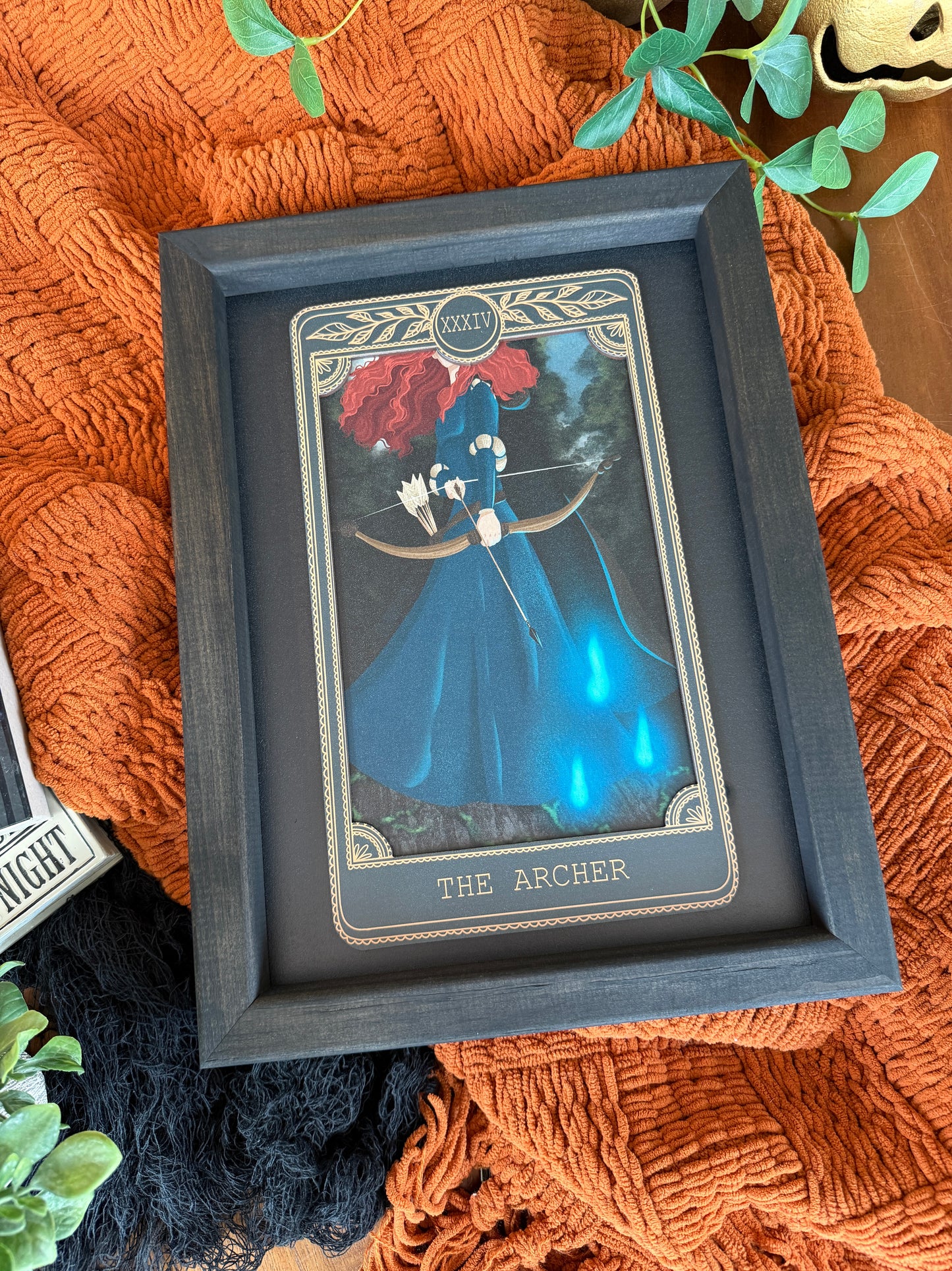 The Archer - Tarot Card Framed Sign