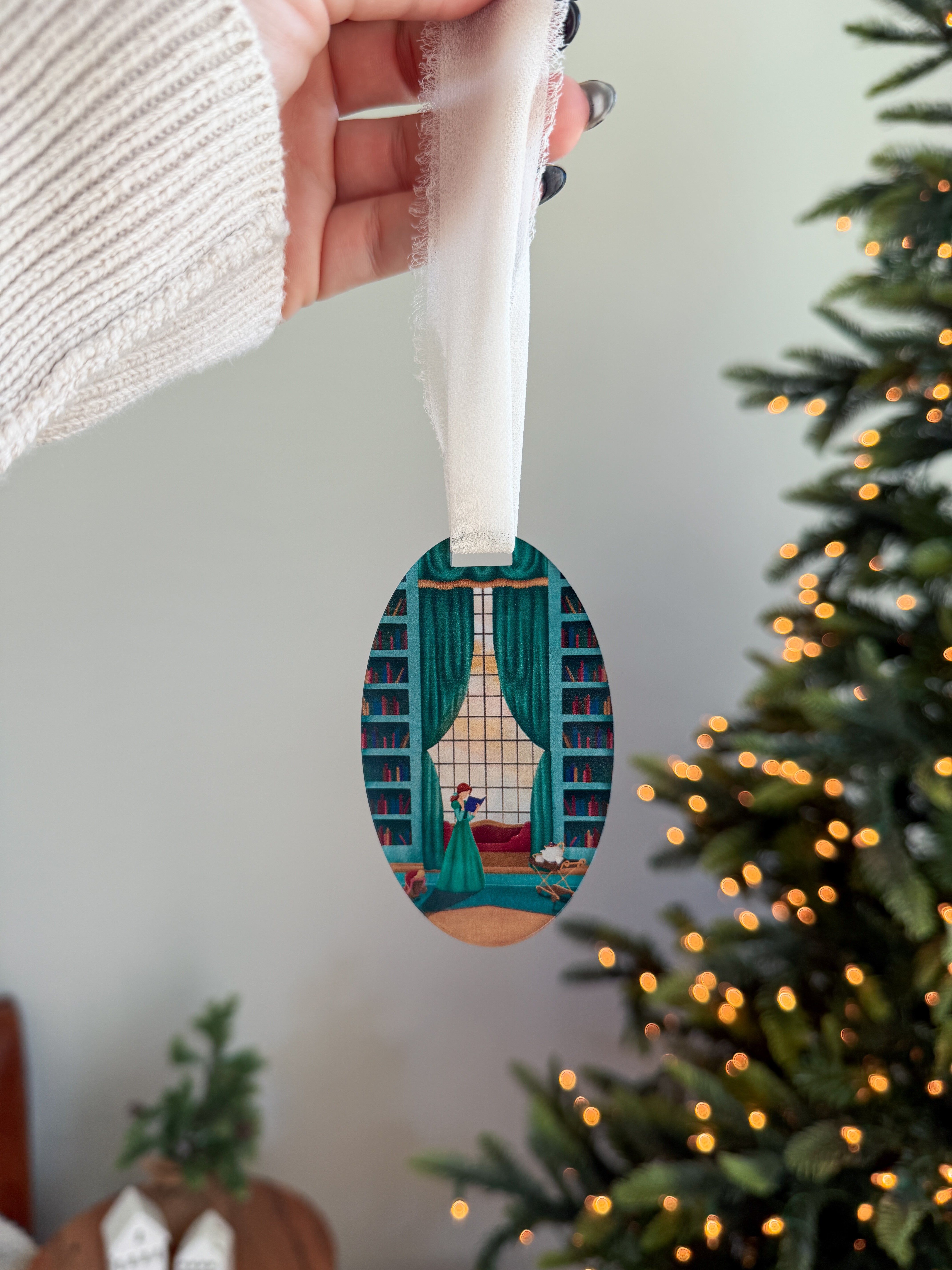 Belle's Library - Storybook Ornament – Castle Bound Supply Co