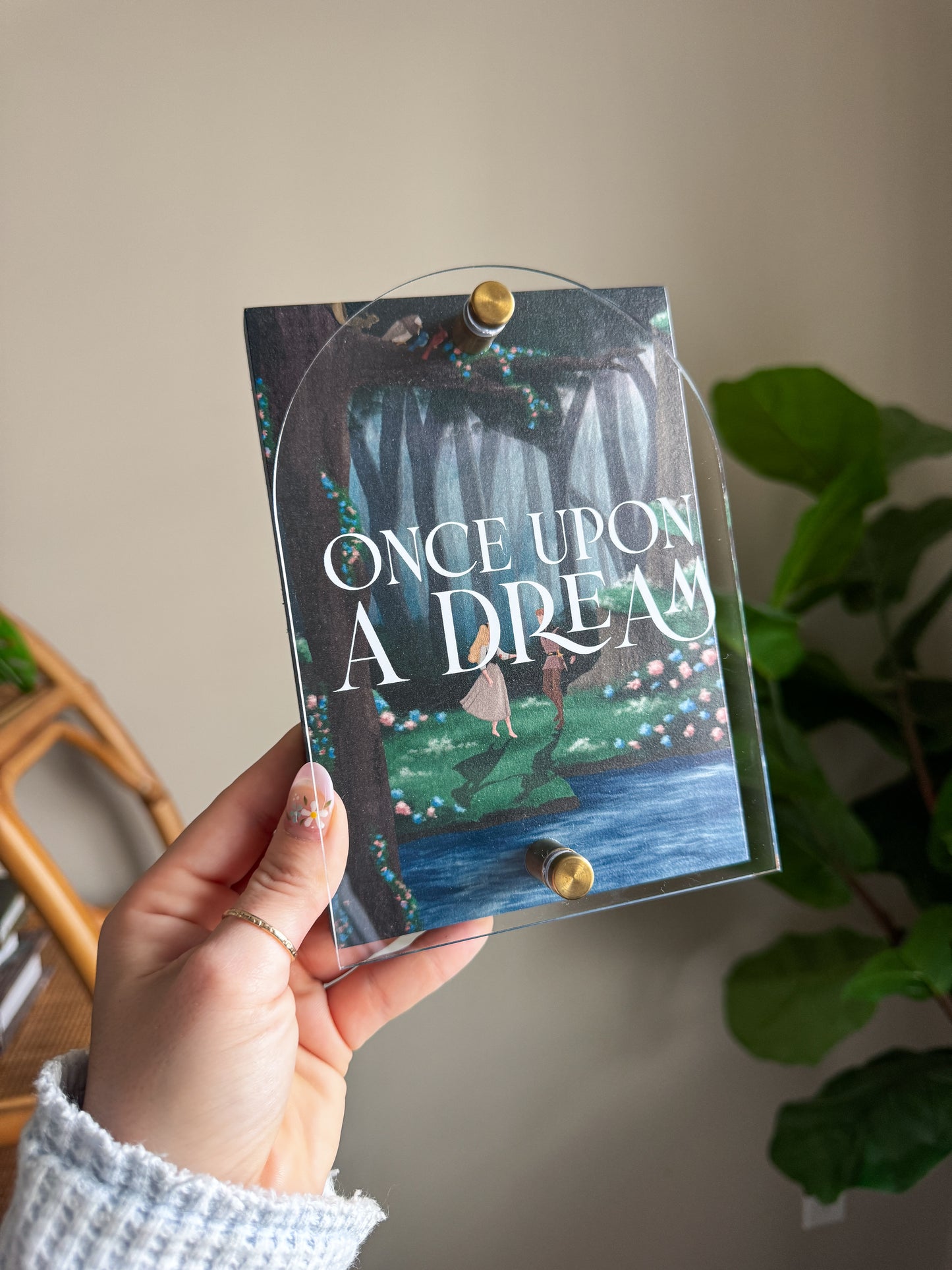 Once Upon A Dream Mini Block Sign