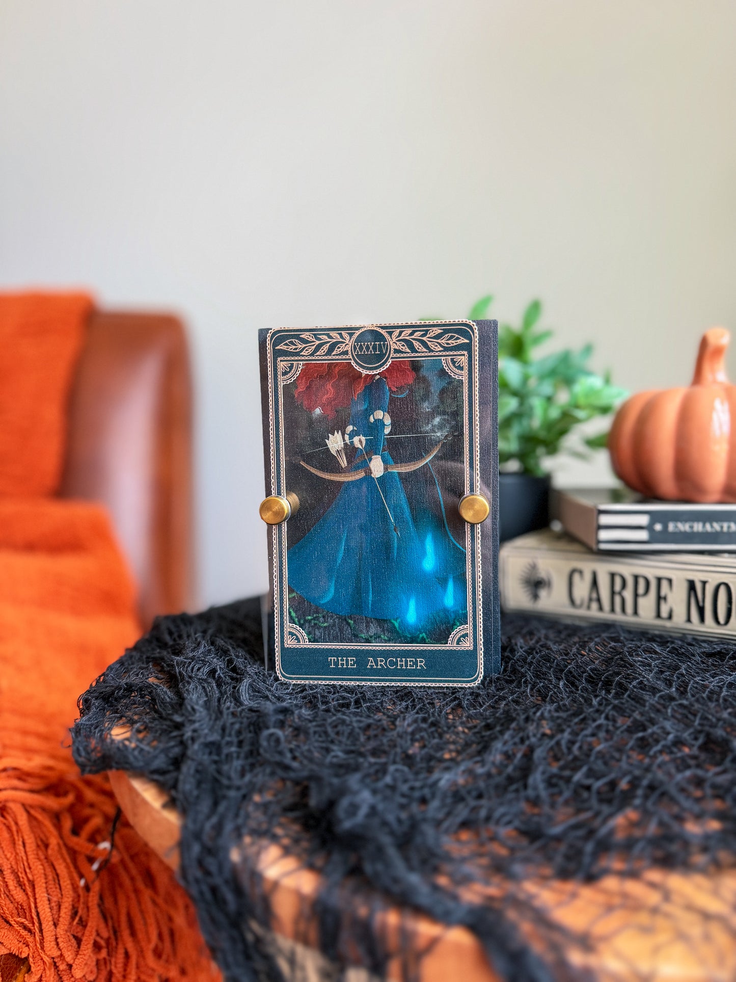 The Archer - Tarot Card Mini Sign