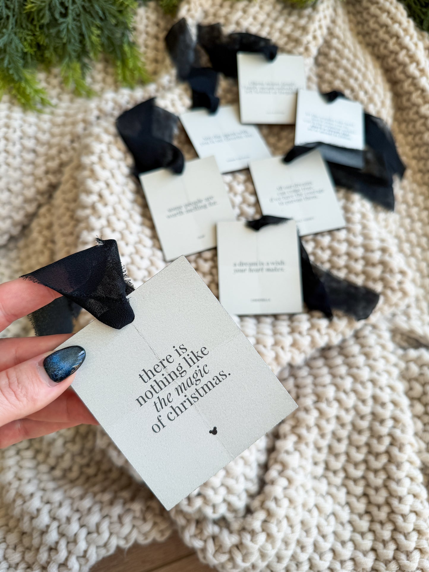 Little Letters Ornaments - preset designs