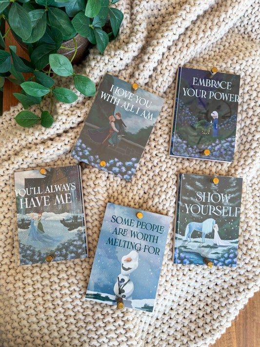 Frozen Sister Mini Block Sign SET