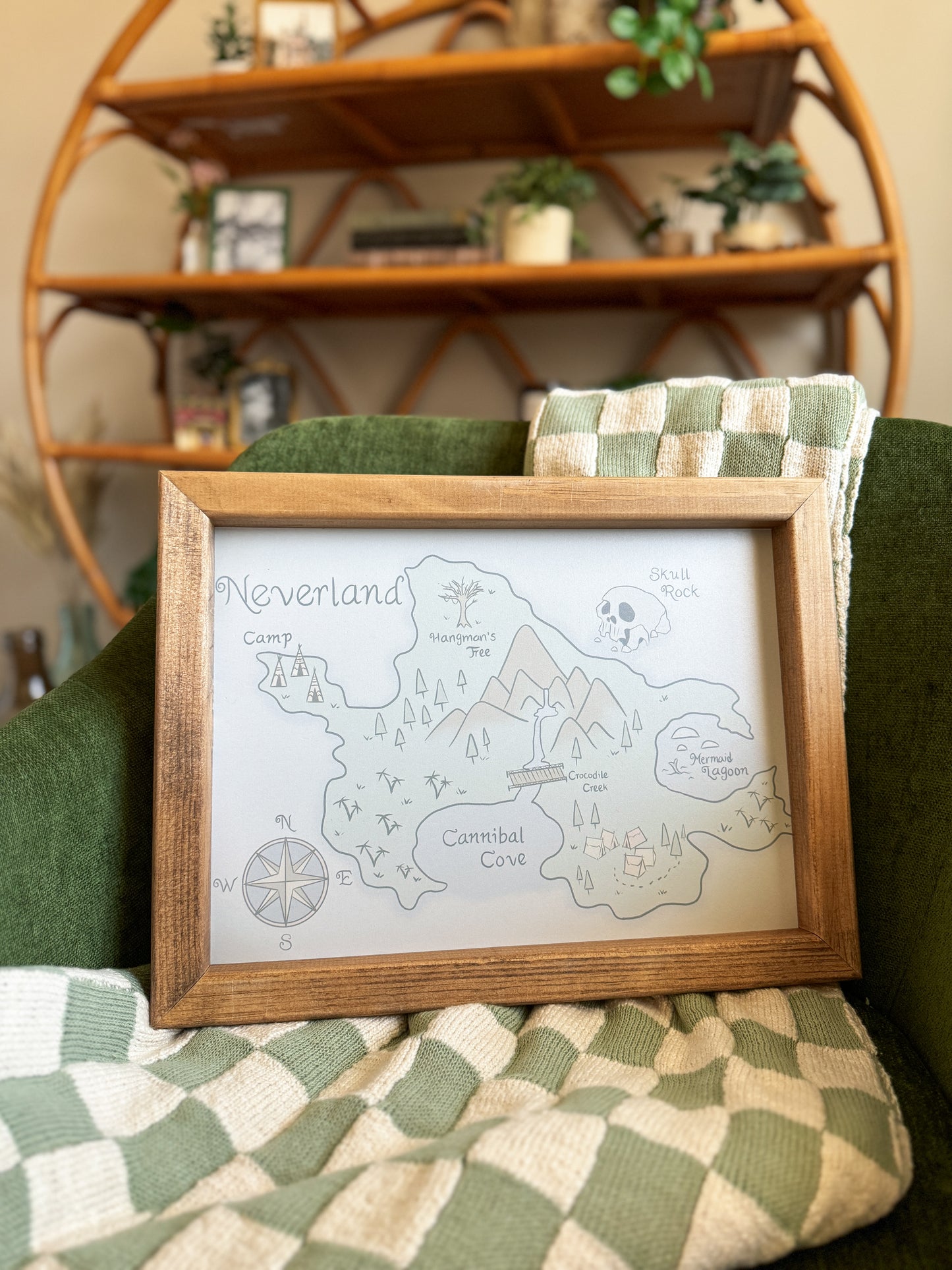 Neverland Map Sign