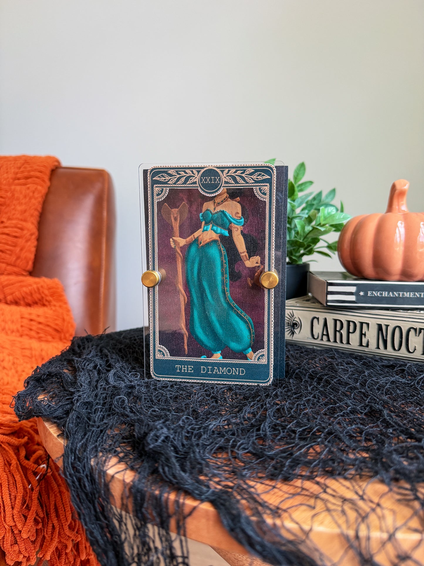 The Diamond - Tarot Card Framed Sign