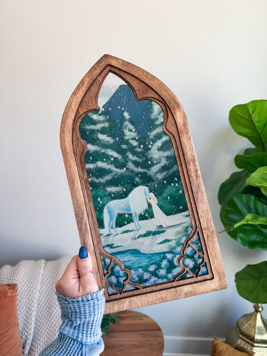 Ice Queen - Cathedral Window Sign