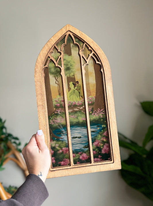 Bayou Love Story - Cathedral Window Sign