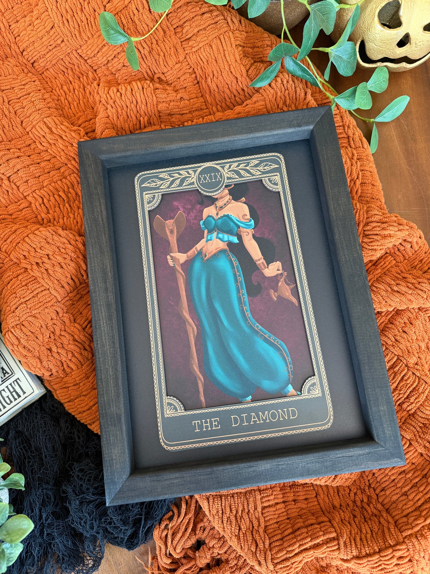 The Diamond - Tarot Card Framed Sign