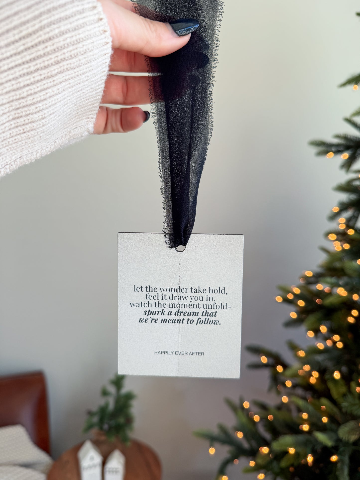 Little Letters Ornaments - preset designs