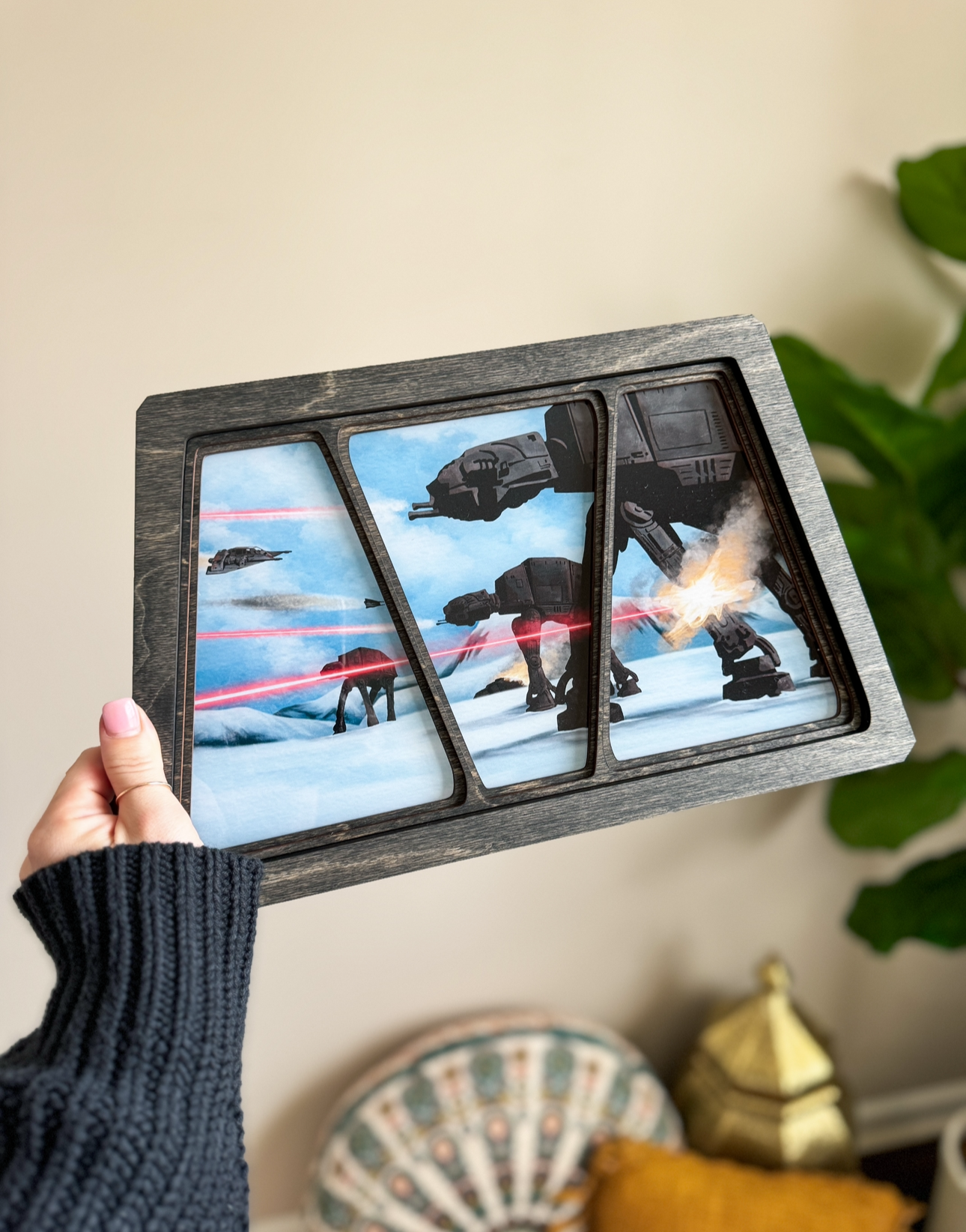 Battle On Hoth - Galactic Window Sign