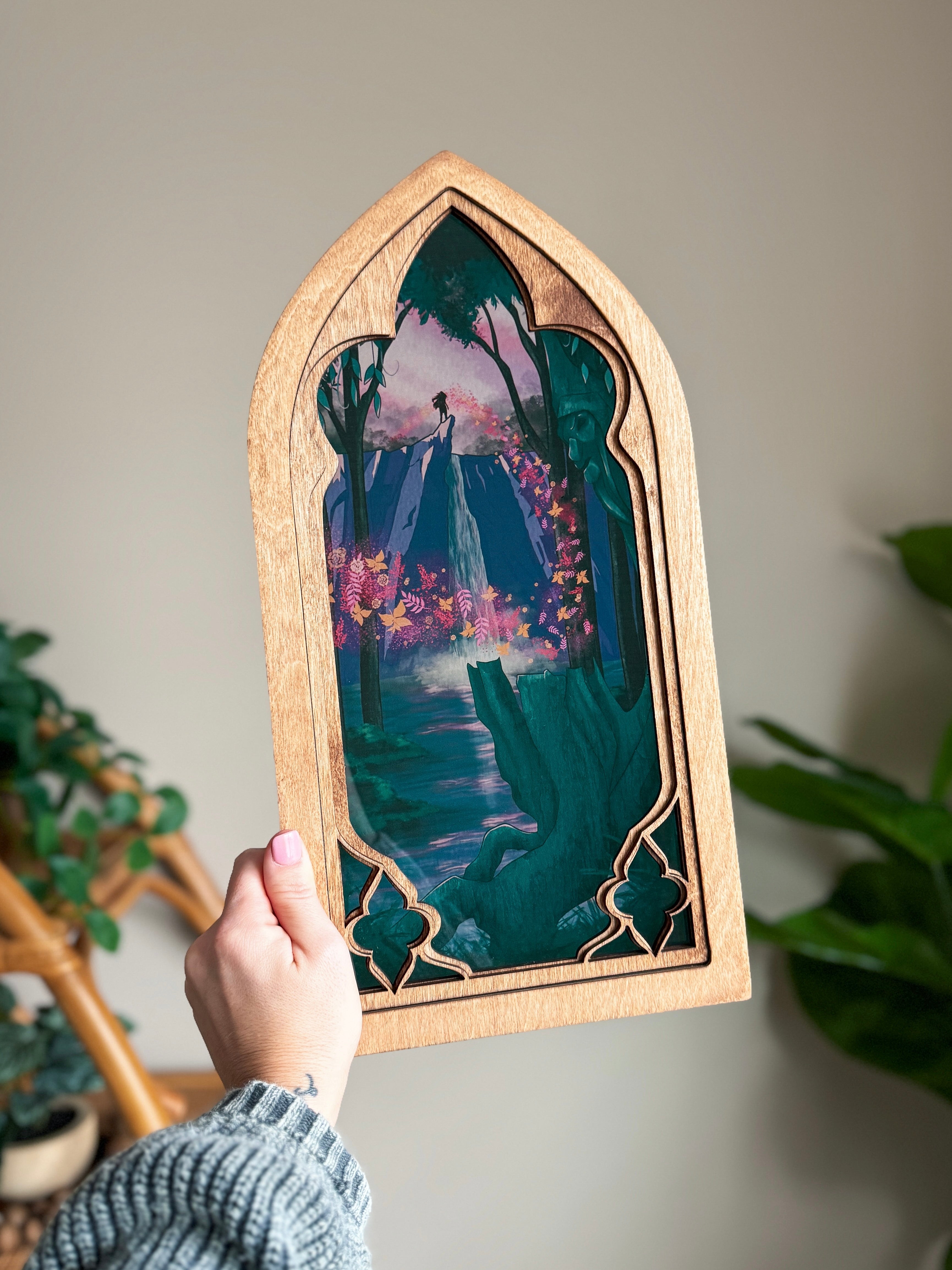 Colors of the Wind - Cathedral Window Sign – Castle Bound Supply Co