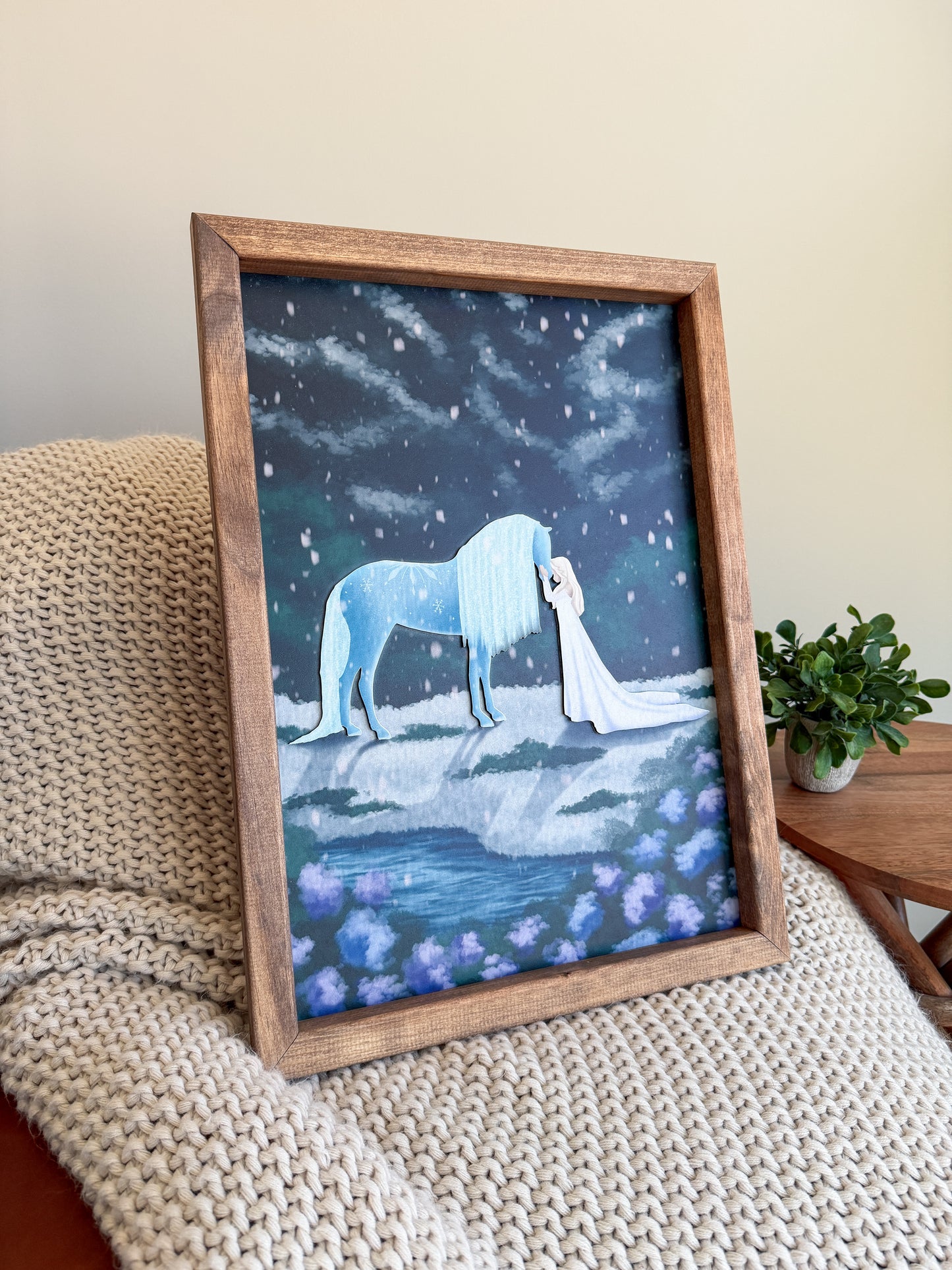 Ice Queen Framed Sign