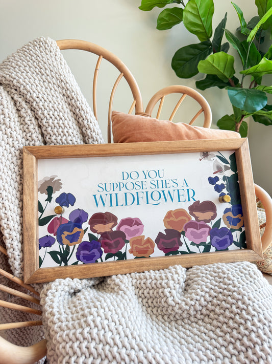 Wildflower - Framed Sign
