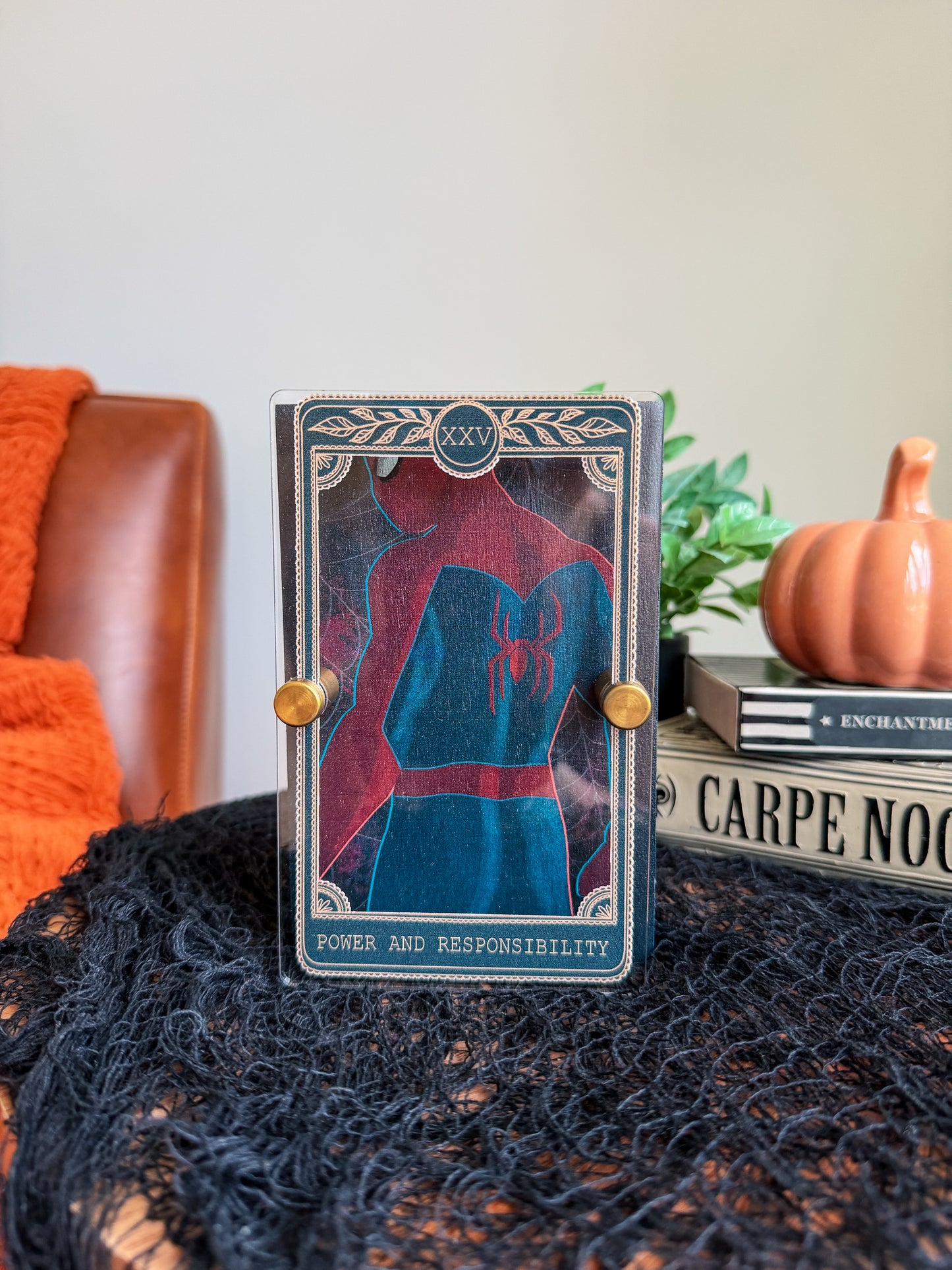 Power And Responsibility - Tarot Card Mini Sign