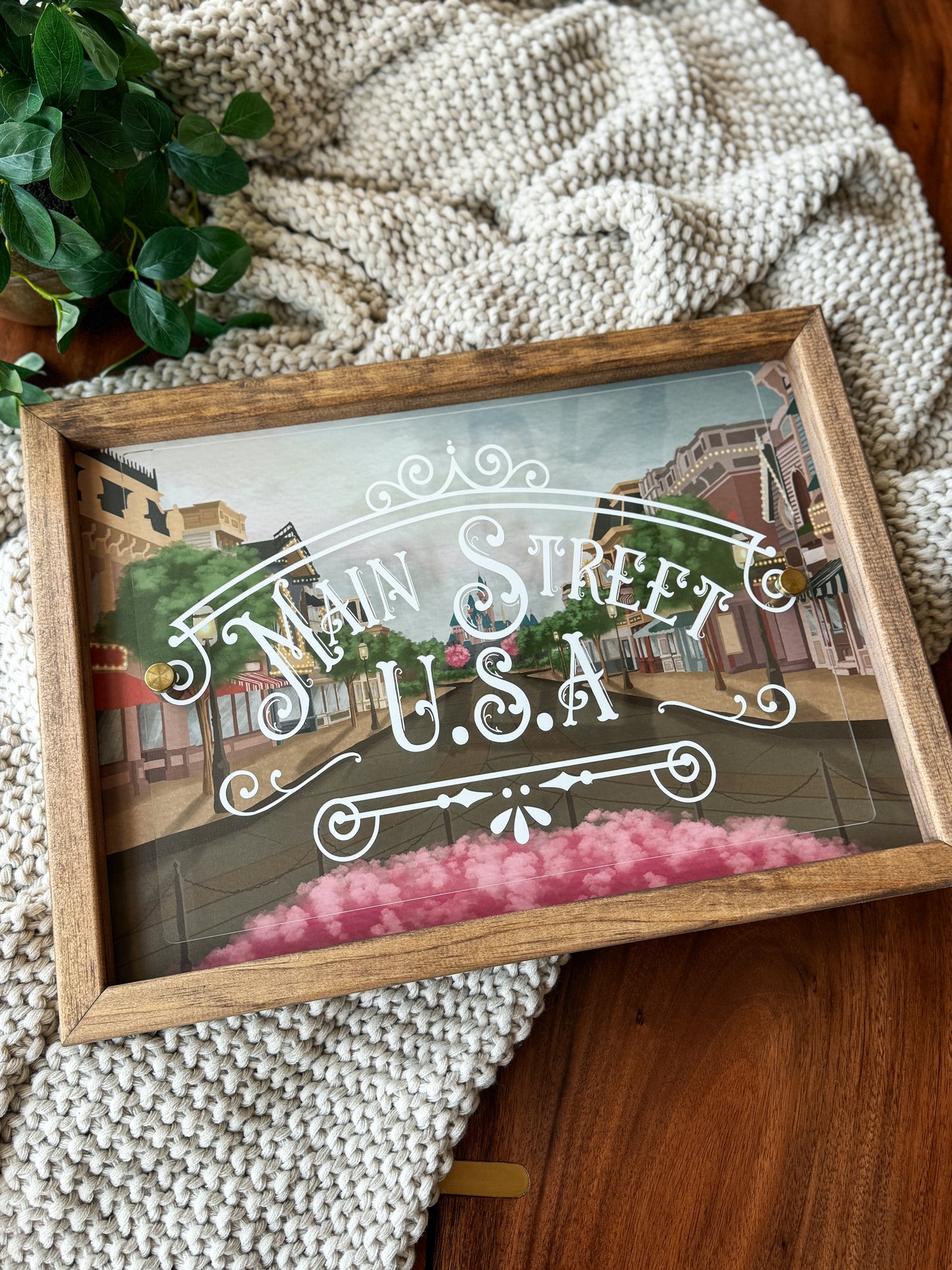 Main Street Framed Sign