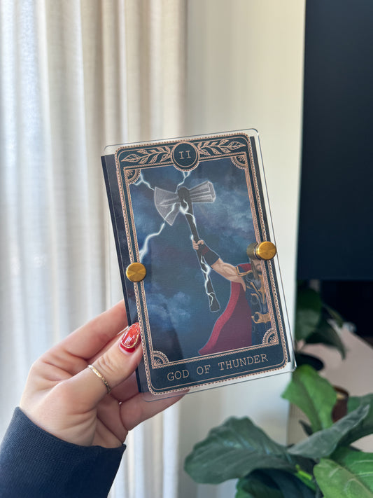 God of Thunder - Tarot Card Mini Sign
