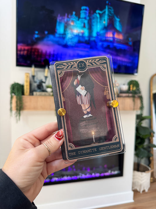 The Dynamite Gentleman - Tarot Card Mini Sign
