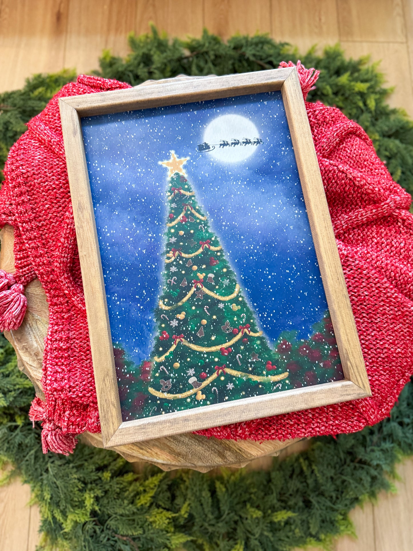 Across the Christmas Sky Sign