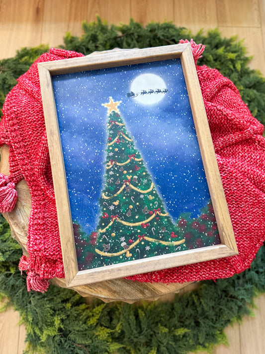 Across the Christmas Sky Sign