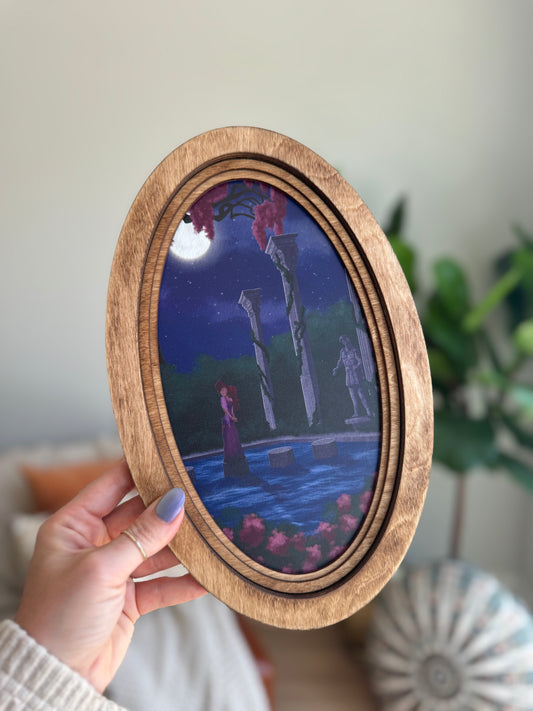 Damsel In Distress - Vintage Storybook Sign