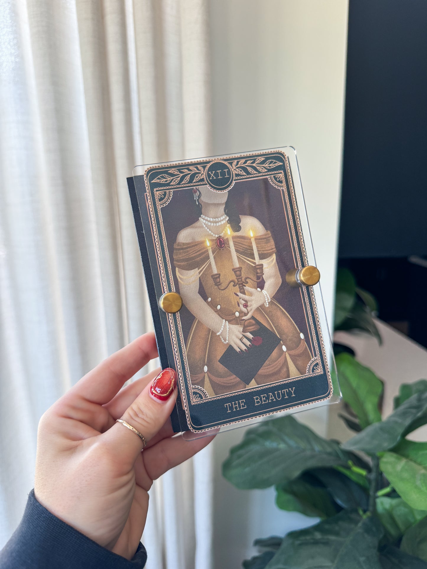 The Beauty - Tarot Card Mini Sign