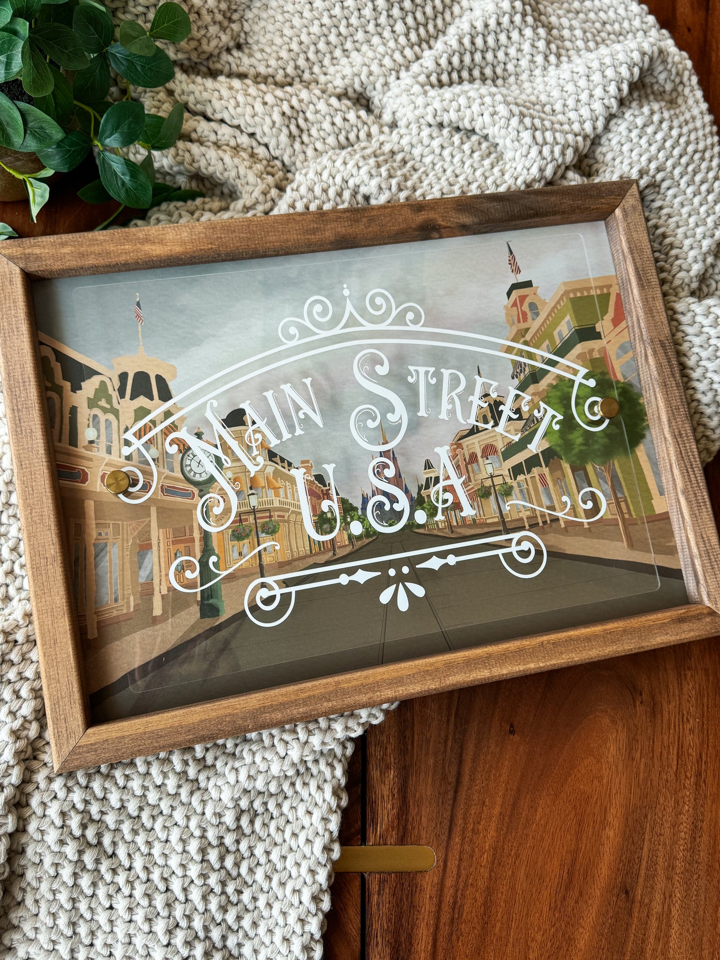 Main Street Framed Sign