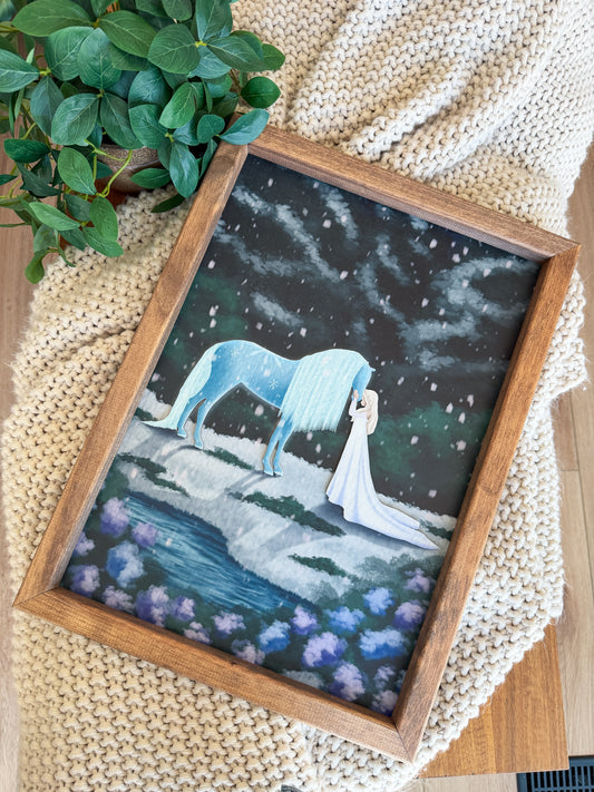 Ice Queen Framed Sign