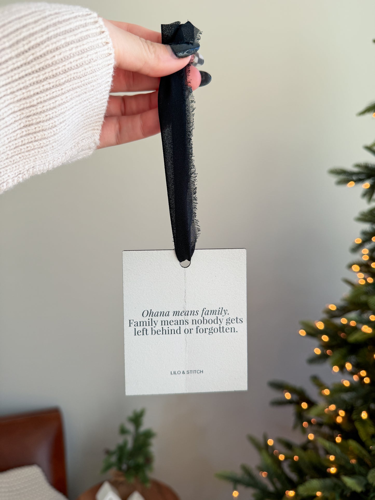 Little Letters Ornaments - preset designs