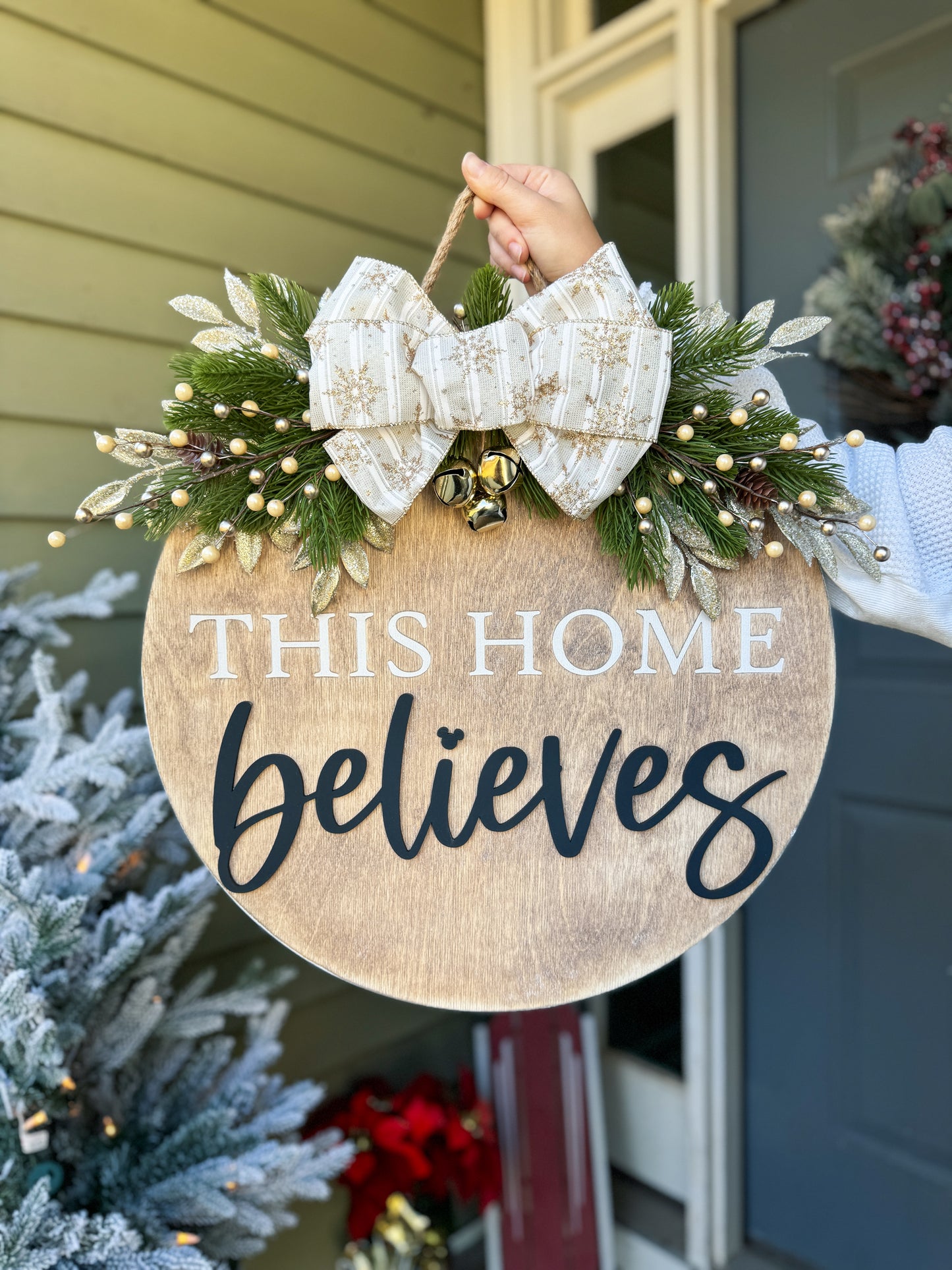 This Home Believes Door Hanger