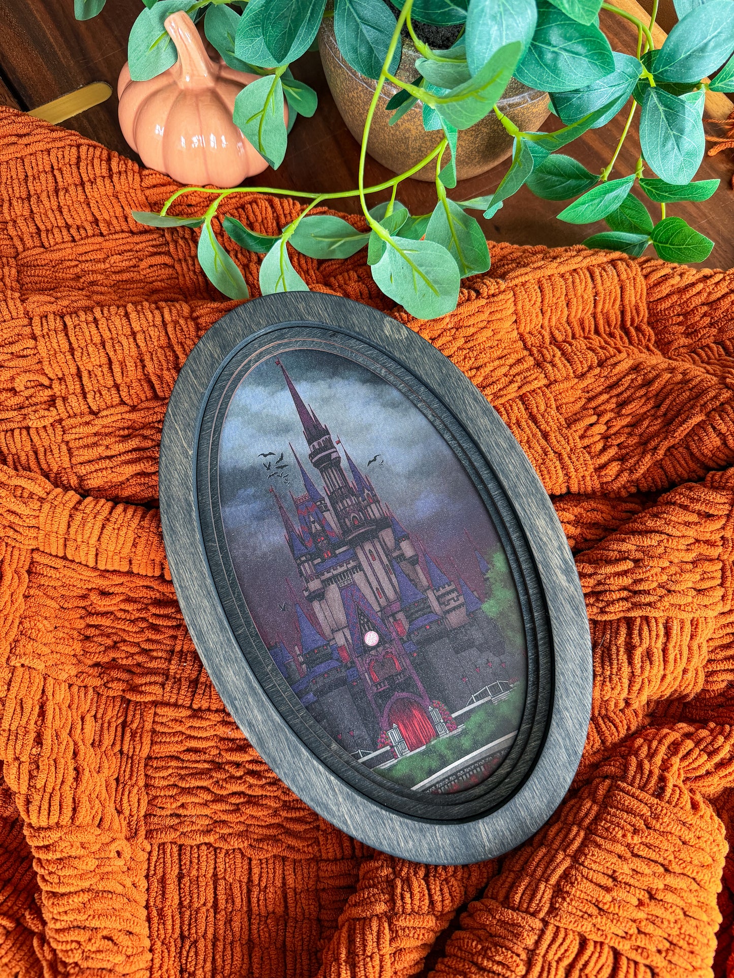 Goth WDW Castle Oval Sign