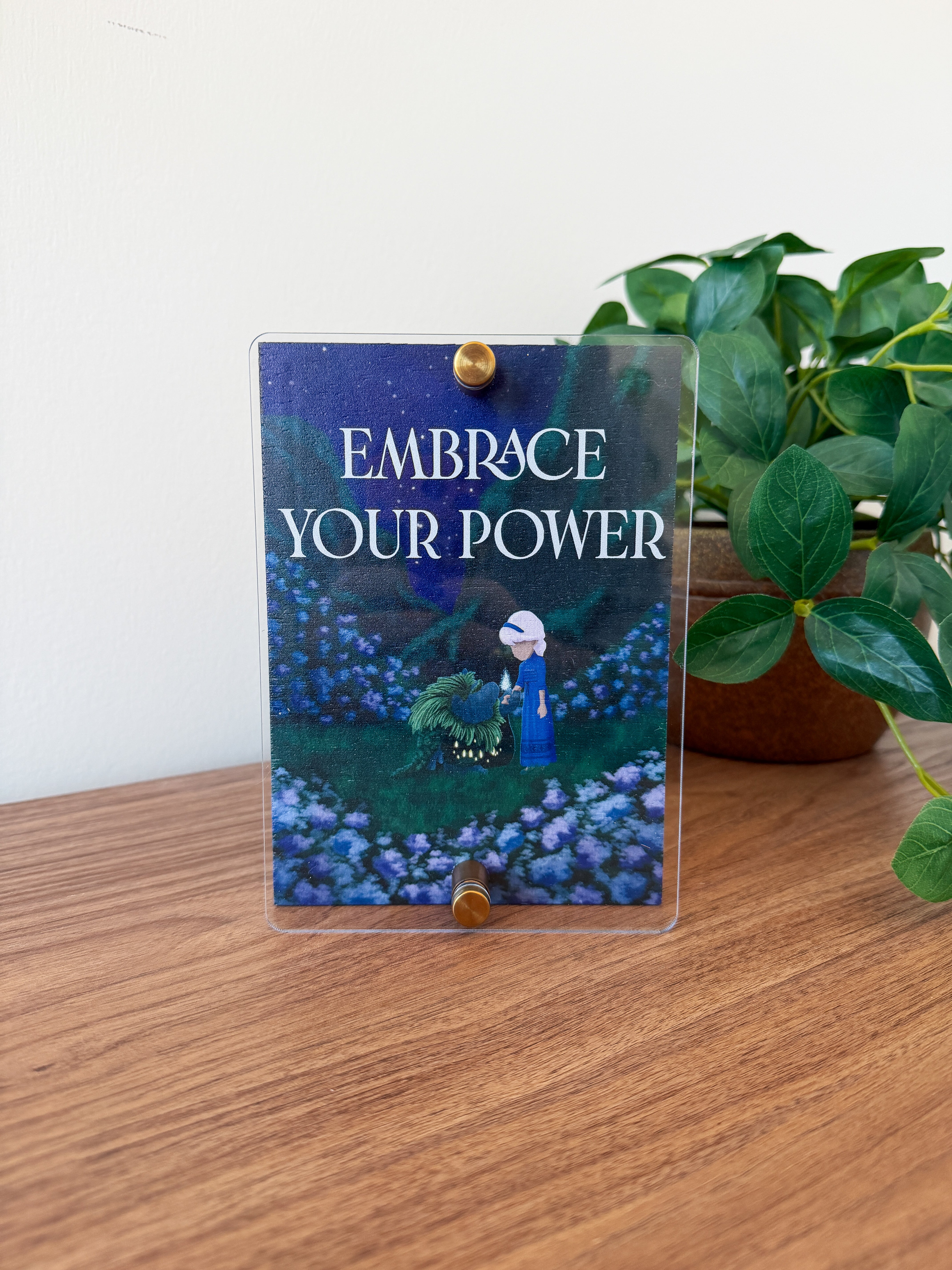 Embrace Your Power Mini Block Sign – Castle Bound Supply Co