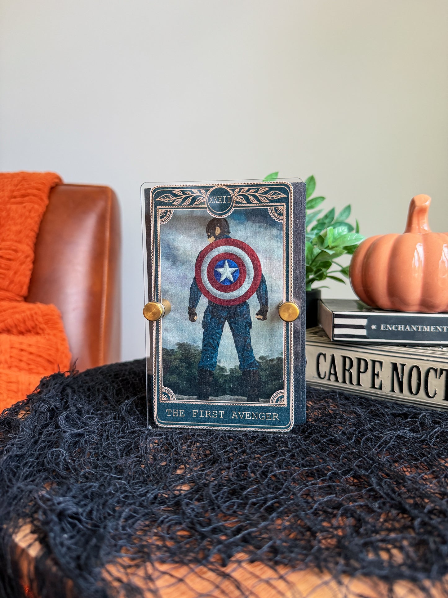 The First Avenger - Tarot Card Mini Sign