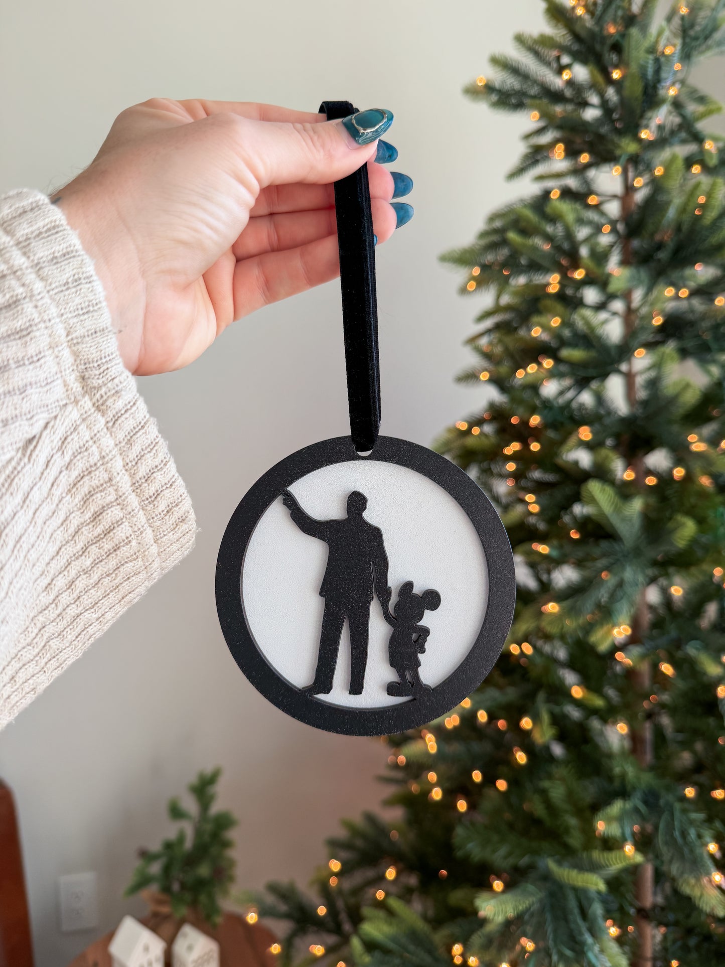Partners Silhouette Ornament