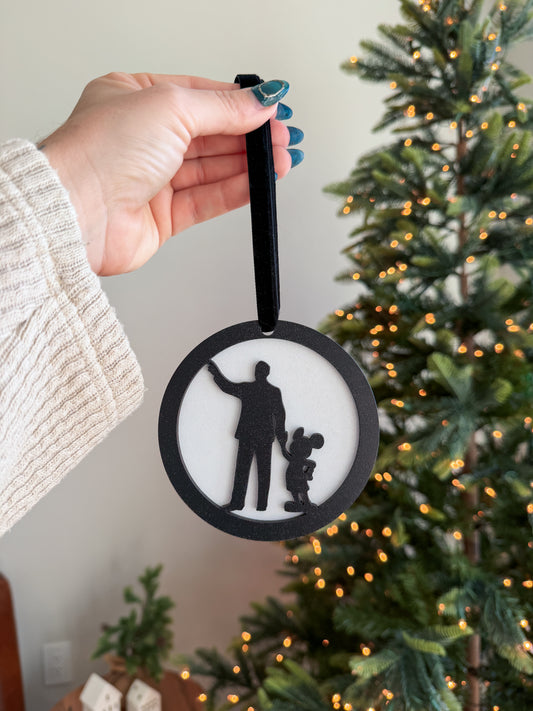 Partners Silhouette Ornament