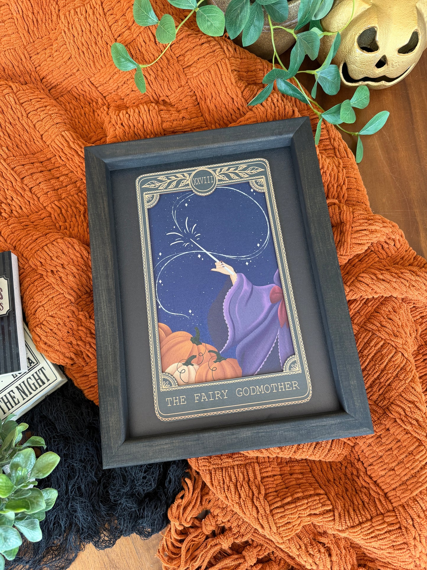 The Fairy Godmother - Tarot Card Framed Sign