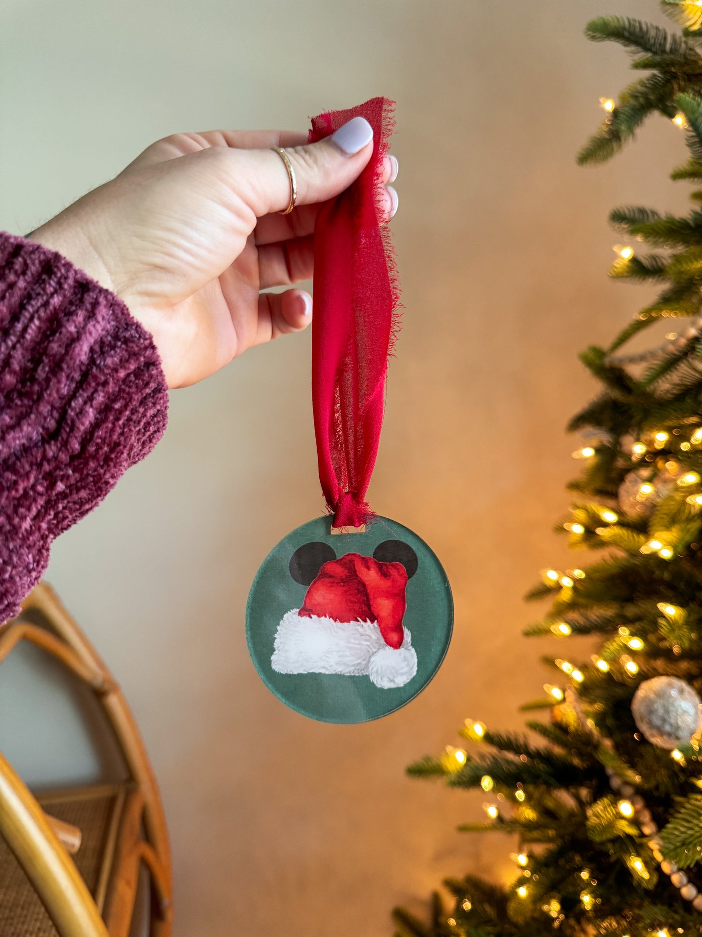Santa Hat  Ornament