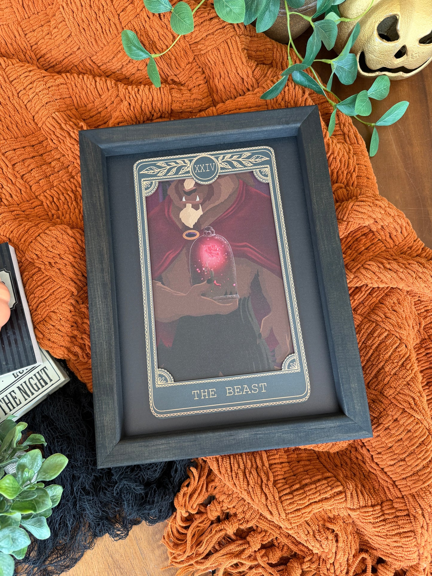 The Beast - Tarot Card Framed Sign
