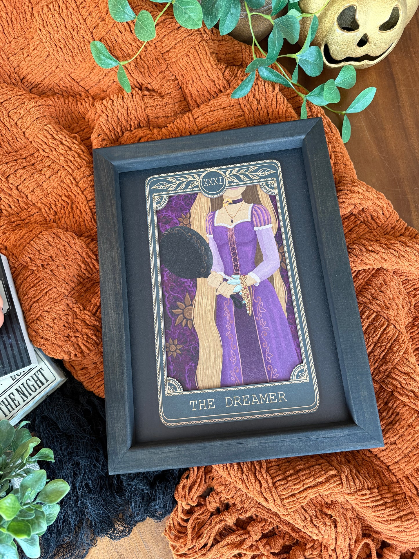 The Dreamer - Tarot Card Framed Sign