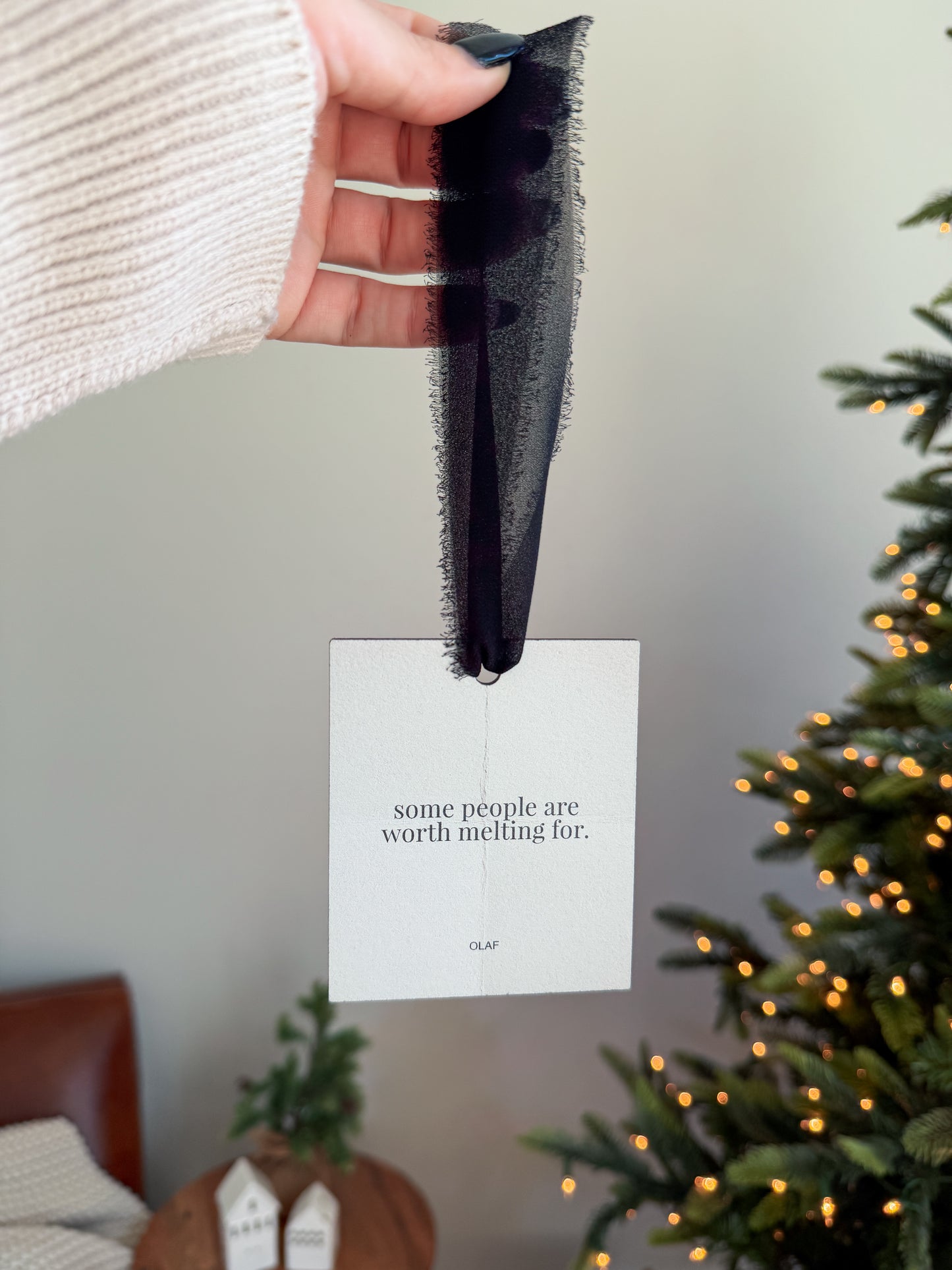 Little Letters Ornaments - preset designs