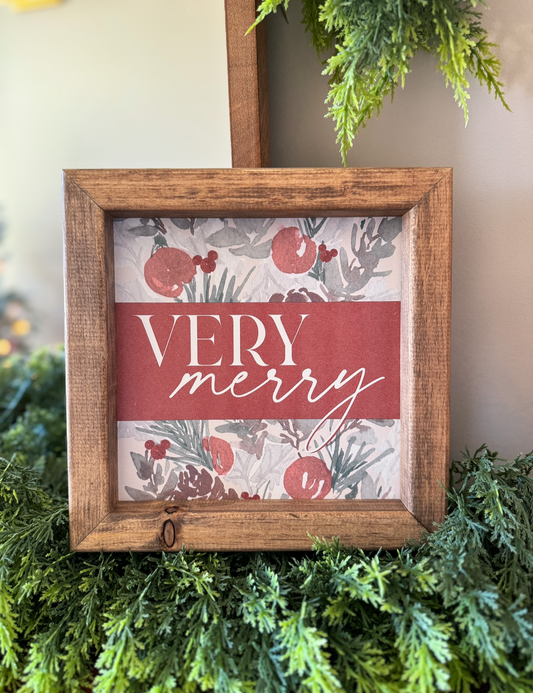 Very Merry Mini Sign