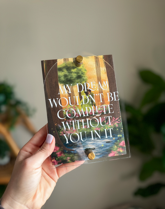 My Dream Mini Block Sign