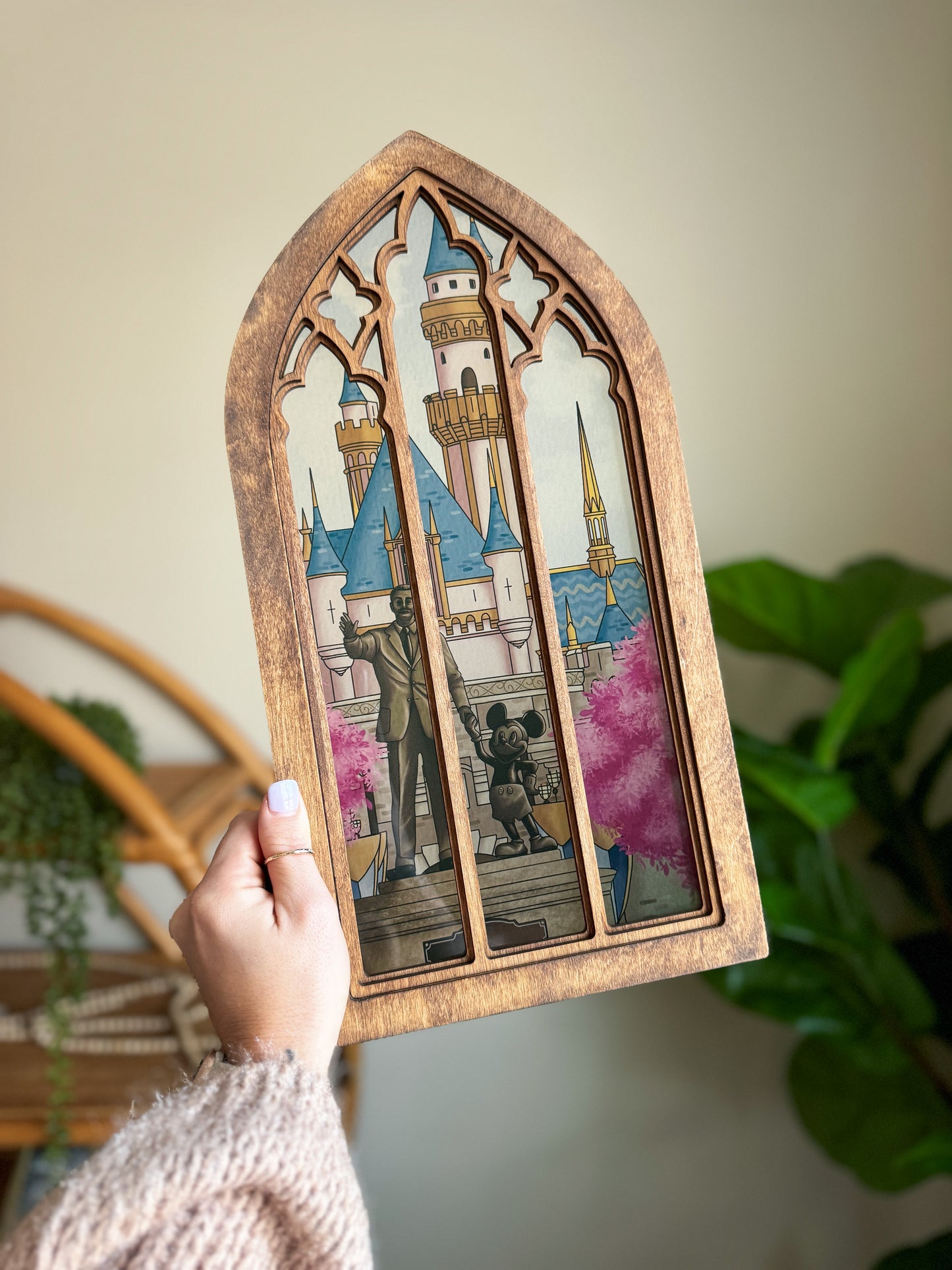 Once Upon A Dream Castle - Cathedral Window Sign