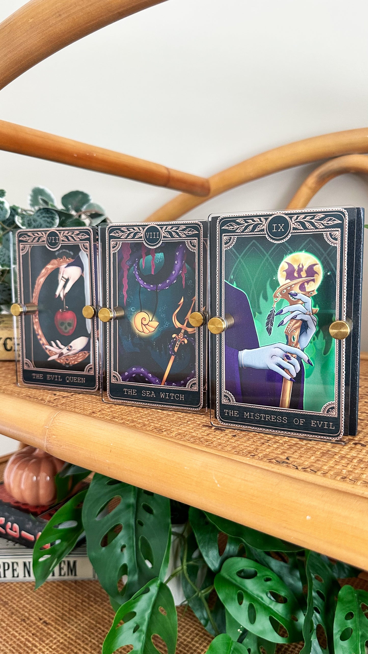 The Villains Set - Tarot Card Mini Signs
