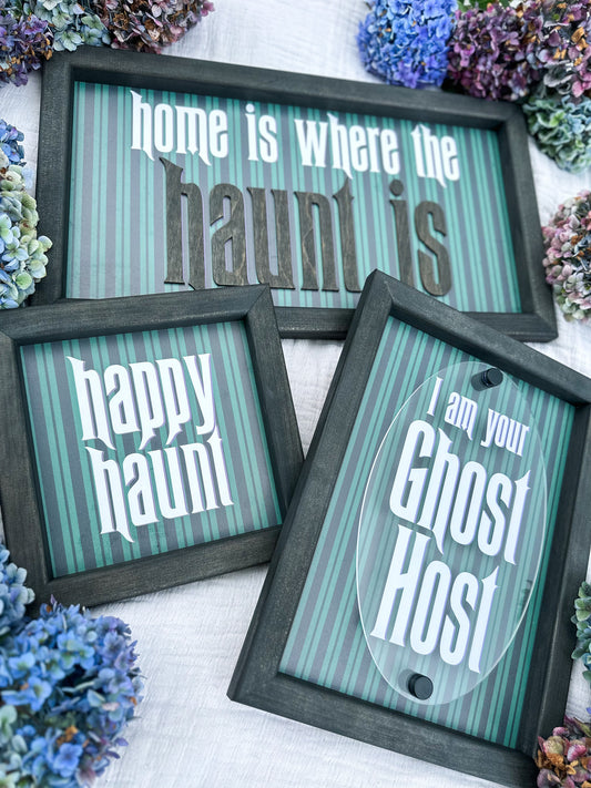 Haunted Home Sign Set