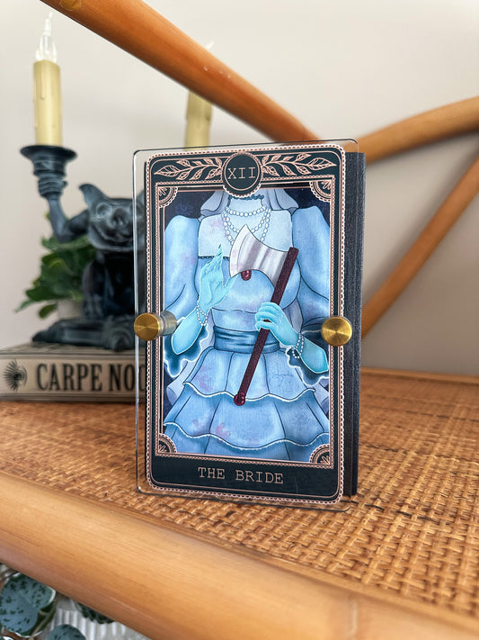 The Bride - Tarot Card Mini Sign