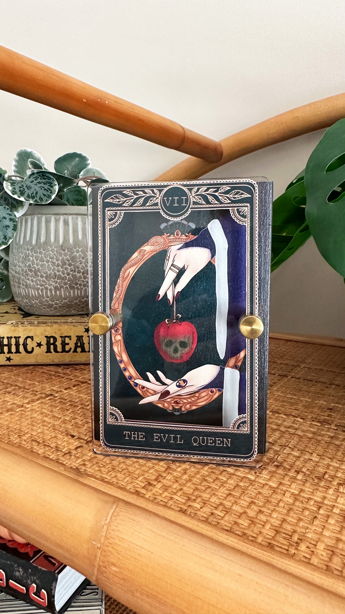 The Evil Queen - Tarot Card Mini Sign