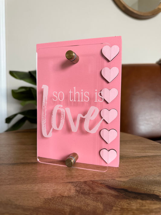 So This Is Love Mini Block - Valentine Exclusive